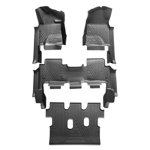 พรมปูพื้นรถยนต์ TPE สำหรับ Toyota Land Cruiser LC200 ปี 2007-2021 พวงมาลัยซ้าย ชุดเต็ม - Product Image 1