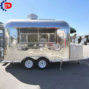 Chinese <strong>Fast</strong> Truck <strong>Food</strong> Trailer New Mobile Street Vending <strong>Carts</strong> for Ice Cream Bakery Restaurant Equipped Full Kitchen Equipment - Product Image 1