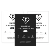 Ultra HD şeffaf esnek malzeme evrensel telefon TPU hidrojel film için xiaomi redmi için not 10 pro