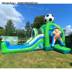 Comercial Casa de rebote al aire libre niño inflable castillo hinchable Combo gorila niños aire con tobogán - Product Image 1