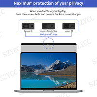 Filtre de confidentialité magnétique pour MacBook Pro 16 2019 A2141, protecteur d'écran de confidentialité Anti-éblouissement Anti lumière bleue avec couvercle d'appareil photo