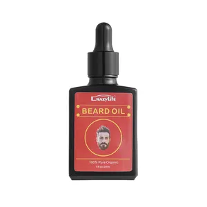 100% Natural Organic Beard Oil Beard Wax balm Hair Loss Products Leave-In Conditioner for Groomed Beard Growth