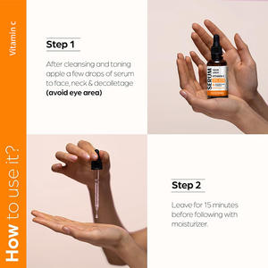 Vitamina C olho soro & saco remoção rugas reparação reafirmante hidratante - Product Image 4