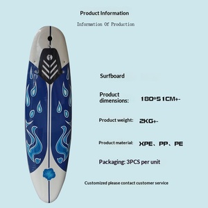 <span class=keywords><strong>Planche</strong></span> de surf en matériau IXPE, haute flottabilité, <span class=keywords><strong>pour</strong></span> sports nautiques et yoga aquatique, <span class=keywords><strong>pour</strong></span> débutants adultes, 6'P - Product Image 3