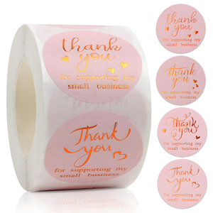 Etiquetas Autoadhesivas de Papel Kraft Impermeable, Perladas, con Alta Resistencia a la Tensión, de Color Rosa, para Regalos, del Fabricante - Product Image 6