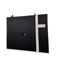 Puerta de Entrada Comercial Moderna de Aluminio para Exteriores con Aislamiento Térmico y Características Impermeables para Uso en Villas