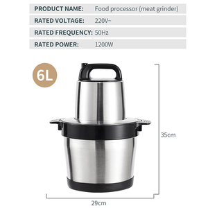 Machine à piler le yam 6L 8L, hachoir à viande, mixeur à fufu, portable, multifonction, mini, électrique, <span class=keywords><strong>pour</strong></span> restaurant et usage professionnel - Product Image 5