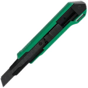 Cuchillo utilitario retráctil autoblocante con hoja SK5 1,8 cm Ancho de hoja plástico + construcción de acero - Product Image 3