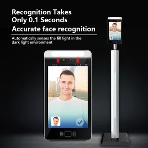 High-definition Touch Biometric Recognition Face Recognition Access Control System 7 Inch ANT Linux 200W Camera 0.5-4M