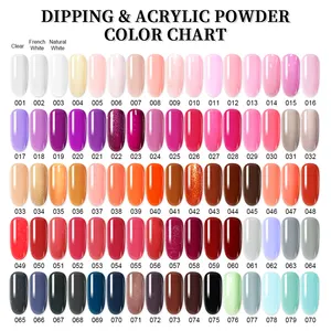 Vente en gros de poudre acrylique à tremper Fournitures pour ongles Poudre acrylique à tremper transparente 2 en 1 de haute qualité avec logo personnalisé Marque privée