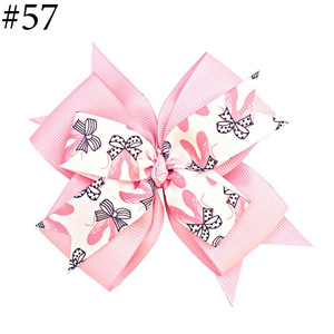 Moños para el Cabello de Ballet Rosa de 4 Pulgadas, Pinzas con Diseño de Molinillo, Lazos de Cinta Grosgrain para Niñas, Accesorios para el Cabello - Product Image 2