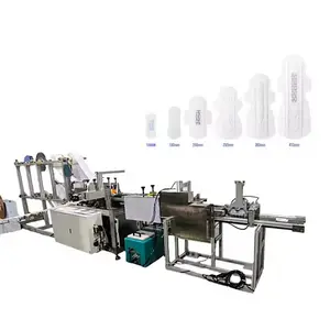 automatic sanitary napkin making machine for women, ladies sanitary pads making machine with packing