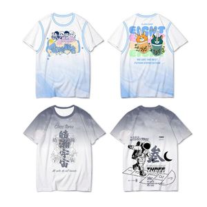 Heat Transfer Full Body Printed Round Neck Men's Special Modal Short Sleeved T-Shirt Advertising Cultural Custom T Shirt - Product Image 4