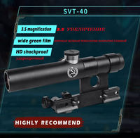 High-Level Factory Wholesale SVT-40 SVD Optics Scope 3.5X HD Shockproof Waterproof Tactical Sight Scopes 11mm Mount Accessories