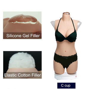 Factory Direct Sales Full <strong>Silicone</strong> Filling Crossdresser Bodysuit <strong>Silicone</strong> Real and Natural C Cup With Breast Form - Product Image 6