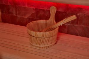 MEXDA Solide Bois Sec Sauna avec Sauna Poêle <span class=keywords><strong>Sel</strong></span> Pierre 2 Personne Intérieur Traditionnel Sauna À Vapeur Spa <span class=keywords><strong>Maison</strong></span> pour Vente WS-1412S - Product Image 5