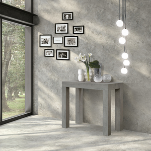 โต๊ะคอนโซล Adele สีเทาซีเมนต์เคลือบเมลามีน สำหรับใช้ภายในอาคาร - Product Image 2