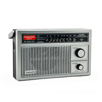 SM-404SILVER National Uganda Sun Africa Simbable Portatil Multibandes Recepteur Pila Parlante 3 Bandes AM/FM/SW Radio