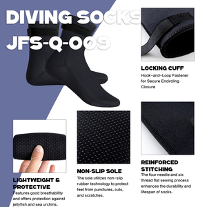 3mm Neoprene <b>Wetsuit</b> Socks Waterproof Anti-Slip Soft Stretch Thermal Foot Snorkeling/Surfing/Kayaking/Beach DS009 3mm Neoprene f - Product Image 2