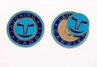 Vente en gros de pince à chapeau en métal de qualité supérieure Accessoires de golf magnétiques émaillés avec logo personnalisé Marqueur de balle magnétique miniature