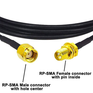Cable Coaxial RF RG58 RP SMA Macho a RP SMA Hembra, Cable de Extensión de Antena Wifi para Sistema de Red de Enrutador <span class=keywords><strong>Tp</strong></span> <span class=keywords><strong>Link</strong></span> - Product Image 2