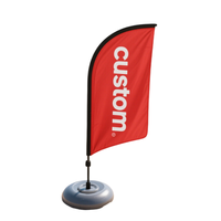 Drapeaux de plage synchronisés imprimés UV, personnalisés, pour promotion extérieure – Offre spéciale