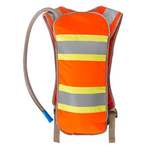Sac à dos d'hydratation de randonnée et de cyclisme personnalisé en gros, imperméable, de sport de montagne, haute visibilité, réfléchissant, avec poche à eau - Product Image 1