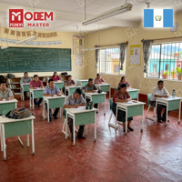 Chaise et table d'école MINYI BRUNO Guatemala, confortables, pour étudiants, pour la lecture et l'école.