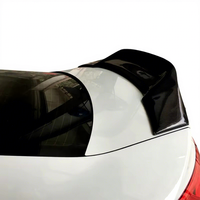 Aileron arrière en fibre de carbone véritable style Renntech pour Audi A3 S3 RS3 2014-2019 berline, spoiler de coffre, kit carrosserie aérodynamique pour tuning automobile
