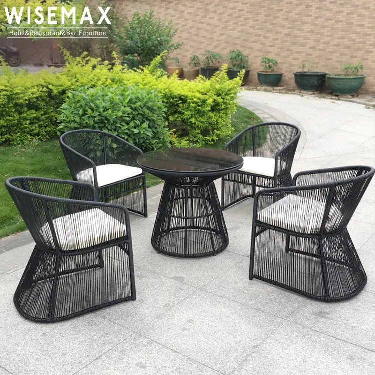 Foshan Fabriek Prijs Outdoor Rotan Stoel Restaurant Tuin Stoelen Gebruikt Hotel Meubelen Te Koop