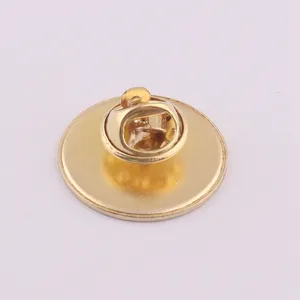 Ronde Metalen Lege Naam Badge Pin Vlinder Koppeling Pin Rug Voor Revers