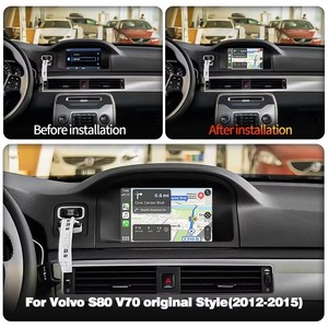 Reproductor Multimedia Android 14 Carplay con Pantalla Estilo Original para Volvo S80 V70 XC70 2012-2015, DSP, GPS, Bluetooth, Estéreo - Product Image 3