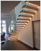 Marche décorative moderne en bois, jouet pour enfants, intérieur, extérieur en verre