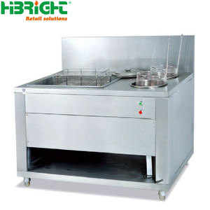 Mesa de Empanado Comercial de Acero Inoxidable HIBRIGHT en Oferta, con Tamizado Manual de Polvo y Opción de Logotipo Personalizado para Uso en Catering - Product Image 1