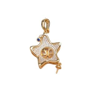 ตัวล็อคจี้ลูกปัดคู่ ขนาด 10-11 มม. สำหรับเครื่องประดับมุก ทำจากเงินแท้ S925 ประดับเพชรซิร์โคเนียมเต็มเม็ด ใช้ได้กับงาน DIY - Product Image 5