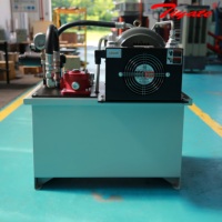 Groupe d'alimentation hydraulique industriel à réponse rapide avec pompe à débit variable et groupe de vannes pour machine à filer