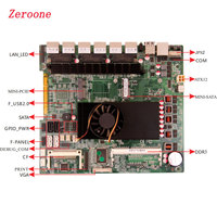 Carte mère de pare-feu LIMYEE X86 prenant en charge le processeur Intel Core I3-2370M avec 6 ports LAN