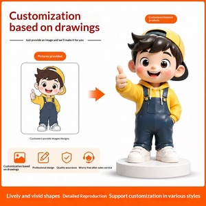 Escultura de dibujos animados de fibra de vidrio para marco de puerta, letrero de tienda personalizado con forma de muñeca, animales, temática de maternidad, personalizable por imagen - Product Image 6