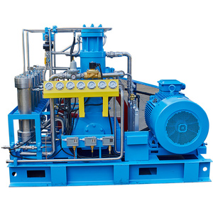 เครื่องอัดก๊าซเมทิลอะซิทิลีน <span class=keywords><strong>C3H4</strong></span> แบบลูกสูบ  ไร้น้ำมัน  ความจุสูง  180 ลูกบาศก์เมตรต่อชั่วโมง  ค่าบำรุงรักษาต่ำ - Product Image 1