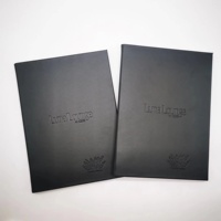 Porte-menu en cuir LED pour bar et boîte de nuit, éclairé, 4 vues, 3 panneaux, rétroéclairé par LED, support de menu pour restaurant, fournitures de livre