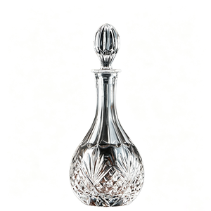 Bouteilles en verre personnalisées professionnelles de 750 ml, bouteilles en verre rondes en cristal avec bouchons à couronne pour whisky, vin, <span class=keywords><strong>tequila</strong></span> - Product Image 1
