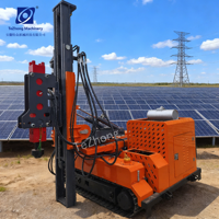 Nouvelle conception de pompe hydraulique PV de pointe pour le forage de pieux, solution à chenilles à haut rendement pour l'énergie solaire