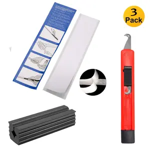 Groothandel Golf Club Grip Vervanging Tool 3 In 1 Grip Verwijdering En Vervanging Set Golf Haak Blade Dubbelzijdig lijm Fixer