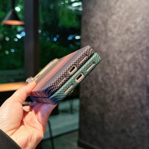 Nuova Custodia Magnetica Sottile <span class=keywords><strong>con</strong></span> Texture in Fibra di Carbonio per <span class=keywords><strong>iPhone</strong></span> 17 <span class=keywords><strong>14</strong></span> 15 16 Pro Max 17 Air <span class=keywords><strong>con</strong></span> Cornice Metallica per <span class=keywords><strong>Fotocamera</strong></span>, <span class=keywords><strong>Cover</strong></span> Rigida Antiurto - Product Image 6