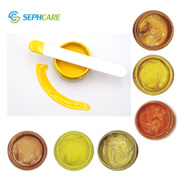 Pâte de couleur à effet nacré Sephcare pour résine époxy, idéale pour les sous-verres floraux et la peinture artisanale décorative