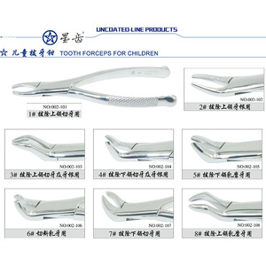 Pinzas de extracción dental para niños, herramientas de extracción de dientes de acero inoxidable para dientes de leche y extracción de raíces - Product Image 1