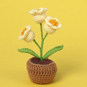 Wholesale Set of Handmade <b>Crochet</b> Hooks Knitting Flower Materials <b>Crochet</b> <b>Kit</b> for <b>Beginners</b> Adults and Kids for Christmas - Product Image 5