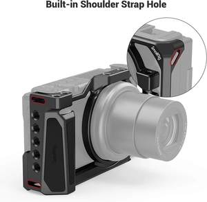 Jaula de cámara Smallrig para cámara <span class=keywords><strong>Sony</strong></span> <span class=keywords><strong>Zv1</strong></span> con agarre de gel de silicona Soporte de zapata fría-2938 - Product Image 4