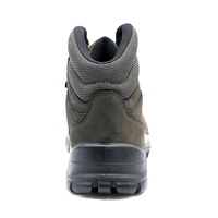 MAXITOUGH Bottes tactiques respirantes anti-crevaison à bout en acier, chaussures de sécurité en cuir nubuck pour hommes