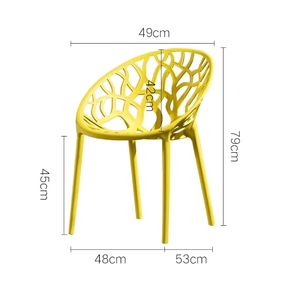 Sedie in Plastica Impilabili per Eventi, Sedie per Banchetti e Ristoranti, Sedie in Plastica per Matrimoni all'Ingrosso, Uso Commerciale - Product Image 6